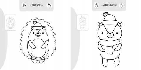 Malowanie doklejanie Choinka świąteczna kolorowanka z naklejkami dla dzieci