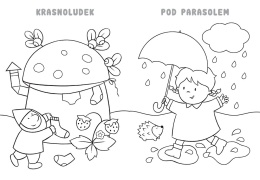 Malowanki dla przedszkolaka Świat dziecka edukacyjna kolorowanka dla dzieci