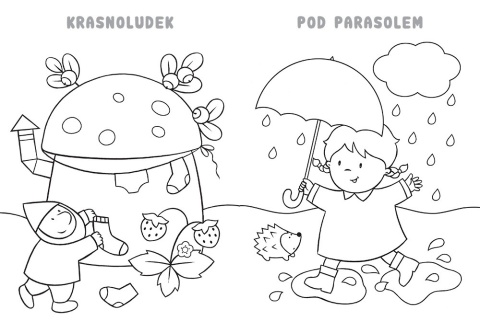 Malowanki dla przedszkolaka Świat dziecka edukacyjna kolorowanka dla dzieci