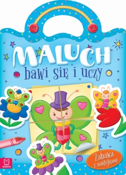 Maluch bawi się i uczy. Zabawa z naklejkami Zadania Łamigłówki dla dzieci
