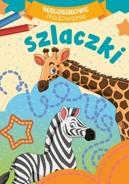 Maluszkowe malowanie Szlaczki kolorowanka edukacyjna dla dziec Malowanka