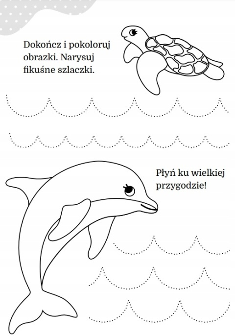 Maluszkowe malowanie Szlaczki kolorowanka edukacyjna dla dziec Malowanka Maluszkowe malowanie Szlaczki kolorowanka edukacyjna dla dziec Malowanka
