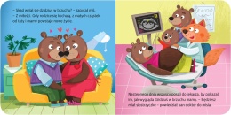 Mały miś czeka na braciszka książeczka kartonowa dla najmłodszych Aksjomat