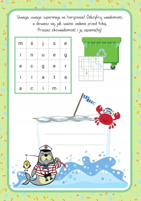 Moja segregacja śmieci książeczka edukacyjna dla dzieci o ekologii