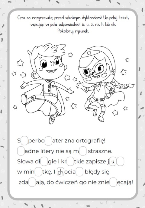 Moje dyktanda ćwiczenia ortograficzne dla uczniów klas 1-3 Nauka ortografii