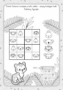 Moje sudoku książeczka dla dzieci edukacyjna ze zwierzątkami dla malucha