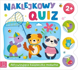 Naklejkowy quiz 2+ Aksjomat aktywizująca Książeczka z naklejkami edukacyjna