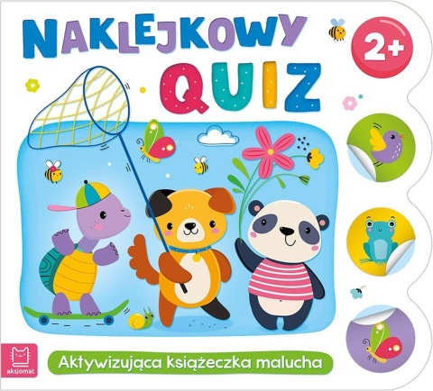 Naklejkowy quiz 2+ Aksjomat aktywizująca Książeczka z naklejkami edukacyjna Naklejkowy quiz 2+ Aksjomat aktywizująca Książeczka z naklejkami edukacyjna