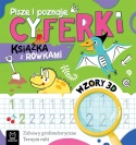 Nauka pisania dla dzieci zestaw 4 książeczek z rowkami Cyferki Literki