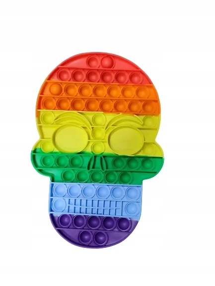 Pop it XL Czaszka zabawka antystresowa dla dzieci sensoryczna