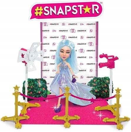 SNAPSTAR LALKA ECHO POP ROYALTY SNAP STAR ZESTAW DEBIUT NA RÓŻOWYM DYWANIE