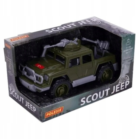 Samochód wojskowy auto terenowe Pick-up zielony Polesie