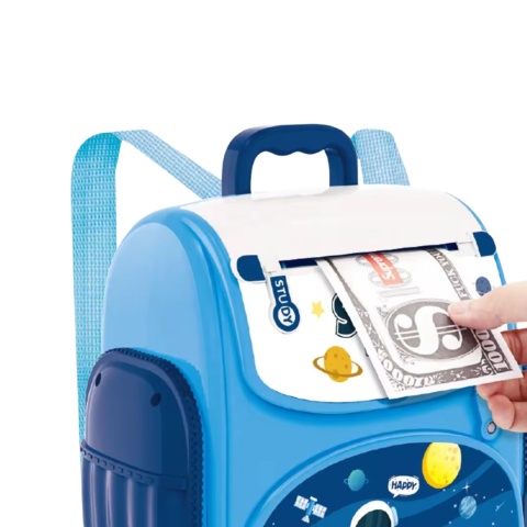 Skarbonka Sejf Elektryczny Plecak Torba Bankomat Pieniądze Banknoty Hasło Skarbonka Sejf Elektryczny Plecak Torba Bankomat Pieniądze Banknoty Hasło