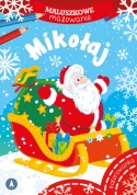Świąteczna kolorowanka Mikołaj Malowanka dla dzieci na prezent Skrzat