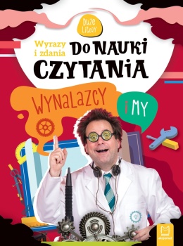 Wyrazy i zdania do nauki czytania Wynalazcy książka edukacyjna dla dzieci
