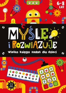 Zestaw 6 książek Aksjomat łamigłówki krzyżówki labirynty dla dzieci 6-8 lat