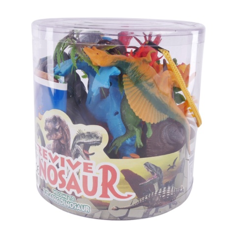 Zestaw Dinozaurów Figurki Mata Z Krajobrazem Pojemnik Z Uchwytem Zestaw Dinozaurów Figurki Mata Z Krajobrazem Pojemnik Z Uchwytem