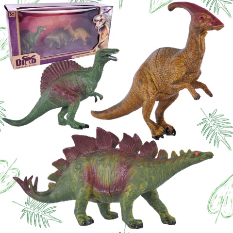 Zestaw Dinozaurów Trzy Figurki Dla Małych Odkrywców Realistyczne Figurki Zestaw Dinozaurów Trzy Figurki Dla Małych Odkrywców Realistyczne Figurki
